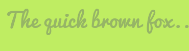 Image with Font Color 96B566 and Background Color BFED62